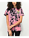 Killer Acid Mad Cats Pink Tie Dye T-Shirt - Thumbnail image 2 of 4