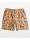 Killer Acid Mushroom Friends Tan & Orange Board Shorts - Thumbnail image 1 of 5