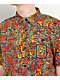 Killer Acid Party Animal Grey Short Sleeve Button Up Shirt - Thumbnail image 3 of 3