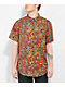 Killer Acid Party Animal Grey Short Sleeve Button Up Shirt - Thumbnail image 1 of 3
