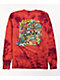 Killer Acid Road Trip Red Tie Dye Long Sleeve T-Shirt