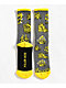 Killer Acid Skully Grey & Yellow Crew Socks - Thumbnail image 2 of 2