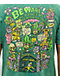 Killer Acid Stoner Graveyard Green Wash T-Shirt