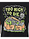 Killer Acid Too High To Die Black T-Shirt - Thumbnail image 2 of 2
