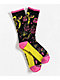 Killer Acid Trippy Dog Black, Yellow, & Pink Crew Socks - Thumbnail image 1 of 2
