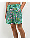 Killer Acid Trippy Jungle Green Board Shorts - Thumbnail image 1 of 5