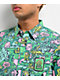 Killer Acid Trippy Jungle Print Short Sleeve Button Up Shirt - Thumbnail image 3 of 3
