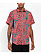 Killer Acid x Santa Cruz Peace Hand Pink Short Sleeve Button Up Shirt - Thumbnail image 1 of 3