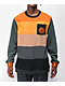 Killer Acid x The Bindle Conspiracy Hazy Sunset Orange Crewneck Sweatshirt - Thumbnail image 1 of 4