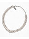 King Ice 12mm Iced Miami Cuban Link White Gold Choker Necklace - Thumbnail image 2 of 2