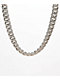 King Ice 12mm Iced Miami Cuban Link White Gold Choker Necklace - Thumbnail image 1 of 2