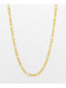 King Ice 20" Figaro Gold Chain Necklace - Thumbnail image 1 of 3