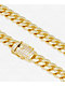 King Ice 24" Cuban 10mm Gold Chain Necklace - Thumbnail image 2 of 4