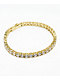 King Ice 5mm Single Row Gold Tennis Bracelet - Thumbnail image 1 of 3