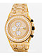 King Ice Baron 14k Gold Watch