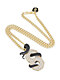 King Ice Black Mamba Number 8 Yellow Gold Necklace - Thumbnail image 3 of 5