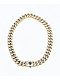 King Ice Diamond Cut 22" Gold Miami Cuban Link Chain - Thumbnail image 2 of 5