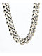 King Ice Diamond Cut 22" White Gold Miami Cuban Link Chain - Thumbnail image 1 of 5