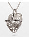 King Ice Hockey Mask 20" White Gold Franco Necklace - Thumbnail image 2 of 4