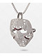 King Ice Hockey Mask 20" White Gold Franco Necklace - Thumbnail image 1 of 4
