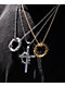 King Ice Iced Crown Of Thorns 22" White Gold Rope Necklace - Thumbnail image 7 of 7