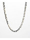 King Ice Italian Sterling Silver 22" Figaro Chain Necklace - Thumbnail image 1 of 2