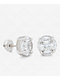 King Ice Layered White Gold Stud Earrings - Thumbnail image 1 of 2