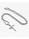 King Ice Nail Cross 26" White Gold Chain Necklace - Thumbnail image 2 of 2