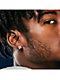 King Ice Princess Cut Pink Earrings - Thumbnail image 2 of 2