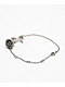 King Ice Roses Are Red 1mm Silver Bracelet - Thumbnail image 3 of 3