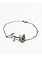 King Ice Roses Are Red 1mm Silver Bracelet - Thumbnail image 2 of 3