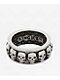 King Ice Skull Biker Stainless Steel Ring - Thumbnail image 1 of 5
