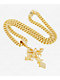King Ice x Mike Zombie All I Cross Is Chainz 22" Gold Chain Necklace - Thumbnail image 3 of 3