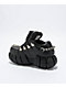 Koi Footwear Invading Rapture Bike Chain Black Shoes - Thumbnail image 2 of 2