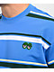 Krooked Eyes Blue Stripe T-Shirt - Thumbnail image 3 of 3