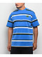 Krooked Eyes Blue Stripe T-Shirt - Thumbnail image 1 of 3