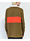Krooked Eyes Brown & Red Stripe Rugby Shirt - Thumbnail image 3 of 3