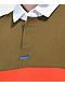 Krooked Eyes Brown & Red Stripe Rugby Shirt - Thumbnail image 2 of 3