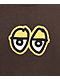Krooked Eyes Brown Long Sleeve T-Shirt - Thumbnail image 2 of 2