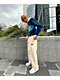 Krooked Eyes White Elastic Waist Pants