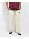 Krooked Eyes White Elastic Waist Pants