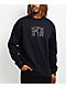 Krooked Greetings Navy Crewneck Sweatshirt - Thumbnail image 1 of 2