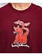 Krooked Kat Serpent Burgundy T-Shirt - Thumbnail image 3 of 3