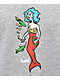 Krooked Mermaid Grey T-Shirt - Thumbnail image 2 of 2