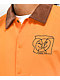 Krooked Moon Smile Orange Bomber Jacket - Thumbnail image 3 of 6