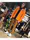 Krooked Moon Smile Orange Bomber Jacket - Thumbnail image 5 of 6