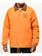 Krooked Moon Smile Orange Bomber Jacket - Thumbnail image 2 of 6