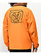 Krooked Moon Smile Orange Bomber Jacket - Thumbnail image 1 of 6