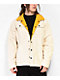 Krooked Moon Smile Reversible Tan & Yellow Jacket - Thumbnail image 2 of 8