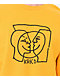 Krooked Moonsmile Gold Long Sleeve T-Shirt - Thumbnail image 2 of 2